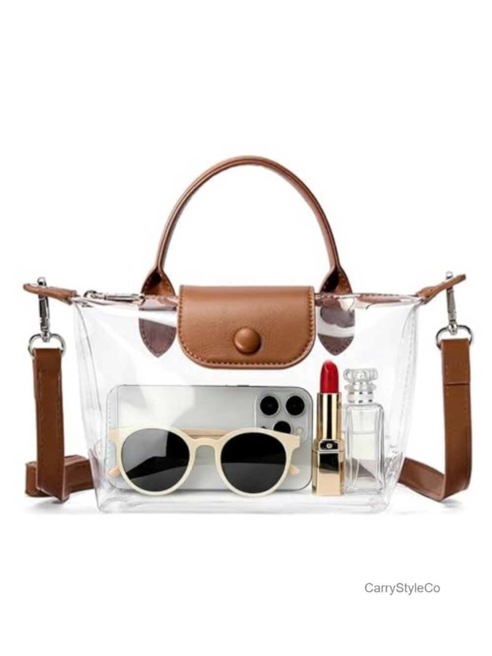 Stadium Approved Clear Crossbody Bag Waterproof TPU Concert Purse